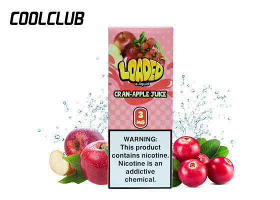 120ML 3mg Smoke E Liquid ، زبدة كوكي محملة بالفراولة ، جيلي دونات كران - عصير التفاح المزود