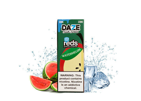المنتجات الأكثر شعبية 7 DAZE SALT 30ML ستة نكهات الفواكه الجليد جراب طعم جيد！ المزود