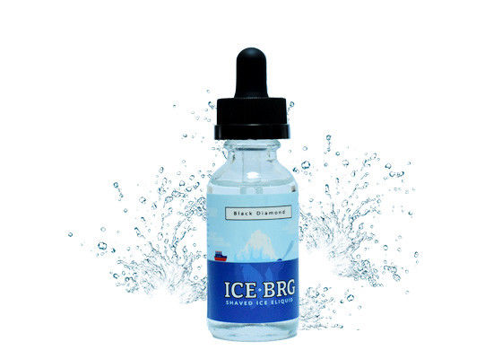Ice Brg 3 Flavor E Vaping Juice Sweet Lychee Black Diamong Grapefruit 30ml 3mg المزود