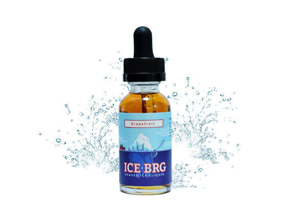 Ice Brg 3 Flavor E Vaping Juice Sweet Lychee Black Diamong Grapefruit 30ml 3mg المزود