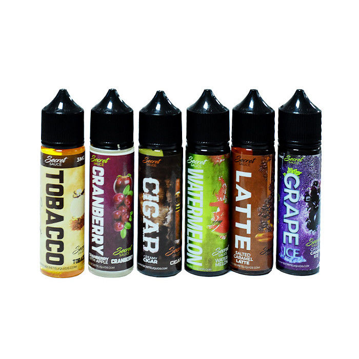 FDA 60ml Vapor Cigarette Liquid Grape ، البطيخ النكهات الأولية المزود